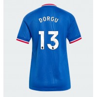 Stroje piłkarskie Manchester United Patrick Dorgu #13 Koszulka Wyjazdowej dla damskie 2026-27 Krótki Rękaw